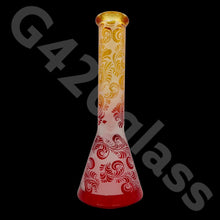 Load image into Gallery viewer, Heavy Duty Beaker Bong Sandblast | 14 Inch