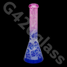 Load image into Gallery viewer, Heavy Duty Beaker Bong Sandblast | 14 Inch