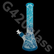 Load image into Gallery viewer, Heavy Duty Beaker Bong Sandblast | 14 Inch