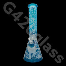 Load image into Gallery viewer, Heavy Duty Beaker Bong Sandblast | 14 Inch