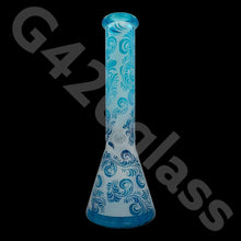 Load image into Gallery viewer, Heavy Duty Beaker Bong Sandblast | 14 Inch