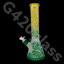 Load image into Gallery viewer, Heavy Duty Beaker Bong Sandblast | 14 Inch