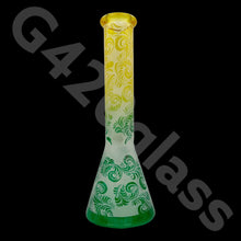 Load image into Gallery viewer, Heavy Duty Beaker Bong Sandblast | 14 Inch