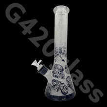 Load image into Gallery viewer, Heavy Duty Beaker Bong Sandblast | 14 Inch