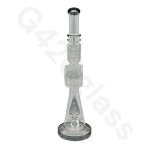 17.3 Inch LOOKAH Conical Megacomplex Glass Bong | Water Pipes