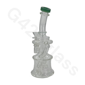 8 Inch Mini Oil Rig Water Pipe | Glass Bong