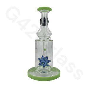 8 Inch Covid-19 Virus Filter Water Pipe | Glass Hookah Bong