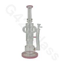 Load image into Gallery viewer, straight bong recycler with complicated filter
