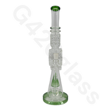 Load image into Gallery viewer, 17.3 Inch LOOKAH Conical Megacomplex Glass Bong | Water Pipes
