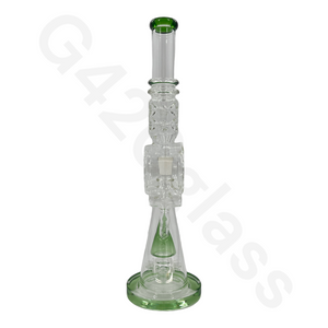 17.3 Inch LOOKAH Conical Megacomplex Glass Bong | Water Pipes