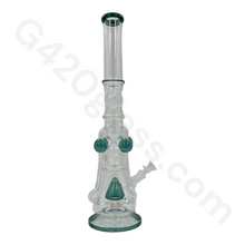 Load image into Gallery viewer, 21 Inch The LOOKAH Glass Monster Quad Pipe | Bongs
