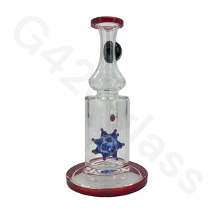red covid-19 water pipe