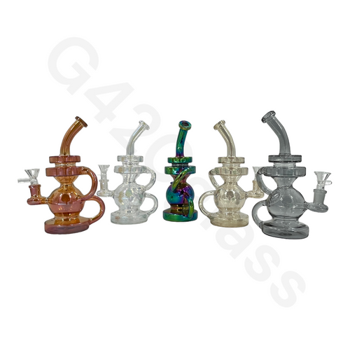 Electroplate Recycler Smoking Glass Glass Bongs