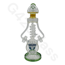 Load image into Gallery viewer, 15 Inch LOOKAH Jellyfish Water Pipe | Glass Bong
