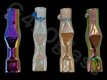 Load image into Gallery viewer, rainbow glass chillum pipe
