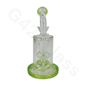 7 Inch Simple Water Pipe Mini Bubbler Glass Bongs Oil Rigs