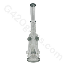 Load image into Gallery viewer, 21 Inch The LOOKAH Glass Monster Quad Pipe | Bongs
