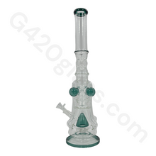 Load image into Gallery viewer, 21 Inch The LOOKAH Glass Monster Quad Pipe | Bongs
