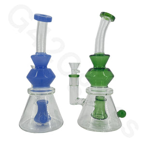 9 Inch Water Pipe Glass Bongs Oil Rigs Multi Filter Bong Hookah Pipe