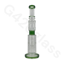Load image into Gallery viewer, Green Pipe Bong Glass Water Pipe
