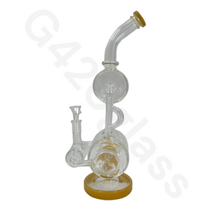 15 Inch LOOKAH Transparency Water Pipe | Glass Bong