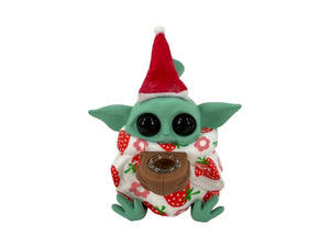 1set Baby Yoda Silicone Pipe Glass Bowl Star Wars Collectable Colorful Pattern with Lid