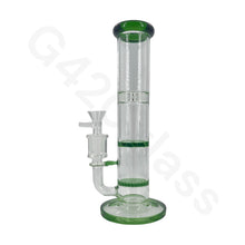 Load image into Gallery viewer, 10 Inch Double Honeycomb Screens Glass Water Pipe Hookah Bong
