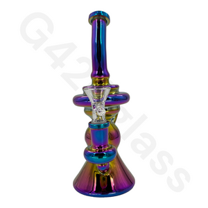 Rainbow Glass Smoking Pipes Hookah Pipe Oil Rigs