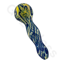 Load image into Gallery viewer, 5 Inch Twisted Hand Pipes | Glass Smoking Pipe
