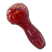 Load image into Gallery viewer, 3 1/2 Inch Fancy Frits Glass Spoon Pipe | G420 Glass Hand Pipe
