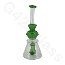 Load image into Gallery viewer, 9 Inch Water Pipe Glass Bongs Oil Rigs Multi Filter Bong Hookah Pipe
