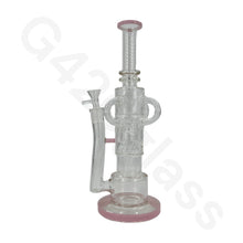 Load image into Gallery viewer, Pretty Pink Glass water pipe
