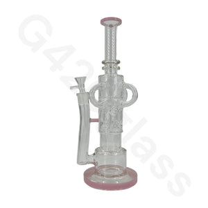 Pretty Pink Glass water pipe