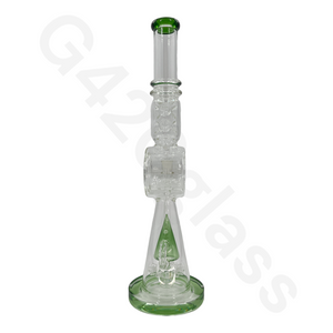 17.3 Inch LOOKAH Conical Megacomplex Glass Bong | Water Pipes