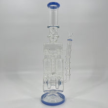 Load image into Gallery viewer, 18 Inch LOOKAH Quad Honeycomb Perc Recycler Water Pipe | Glass Bong
