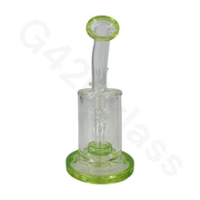 Load image into Gallery viewer, 7 Inch Simple Water Pipe Mini Bubbler Glass Bongs Oil Rigs
