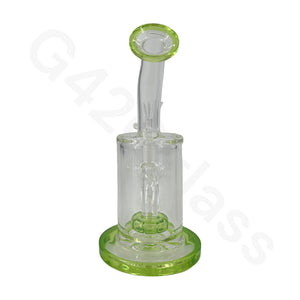 7 Inch Simple Water Pipe Mini Bubbler Glass Bongs Oil Rigs