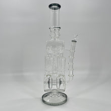 Load image into Gallery viewer, 18 Inch LOOKAH Quad Honeycomb Perc Recycler Water Pipe | Glass Bong
