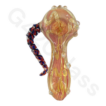 Load image into Gallery viewer, 4 Inch Horned Hand Pipe | Spoon Hookah Pipe Tobacco
