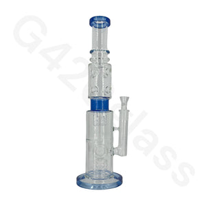 18 Inch Lookah Glass Monster Triple Chamber Pipe |  Big Bong
