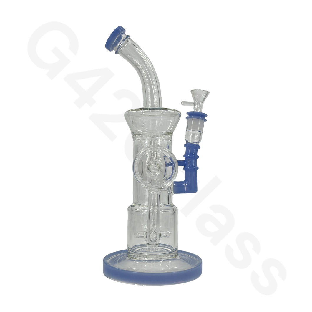 12 Inch Complicated Water Pipe Recycler Hookah Glass Bongs Oil Rigs Multi Filter Bong