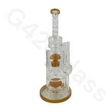 Load image into Gallery viewer, 13 Inch Heavy Duty Jelly Fish Water Pipe Mini Bubbler Glass Bongs Oil Rigs
