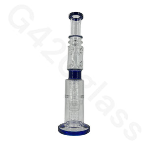 18 Inch Lookah Glass Monster Triple Chamber Pipe |  Big Bong