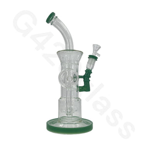 12 Inch Complicated Water Pipe Recycler Hookah Glass Bongs Oil Rigs Multi Filter Bong