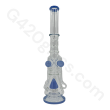 Load image into Gallery viewer, 21 Inch The LOOKAH Glass Monster Quad Pipe | Bongs
