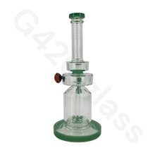 Load image into Gallery viewer, 10 Inch Simple Water Pipe Mini Bubbler Glass Bongs Oil Rigs
