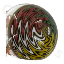 Load image into Gallery viewer, 4 Inch Colorful Swirl Style Heady Spoon Hand Pipes | Matchable Head &amp; Mouth Pattern
