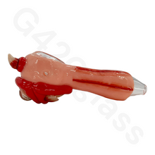 Load image into Gallery viewer, 5 Inch 3D Scary Heady Hand Pipes | Multiple Styles Available
