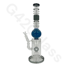 Load image into Gallery viewer, 17 Inch LOOKAH Heavy Duty Water Pipe | Glass Bong

