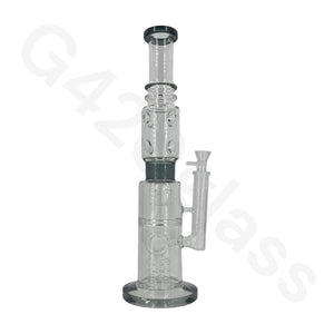 18 Inch Lookah Glass Monster Triple Chamber Pipe |  Big Bong